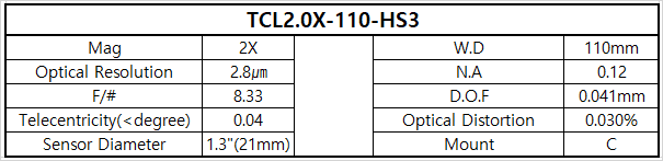 TCL2.0X-110-HS3 상세스펙 1