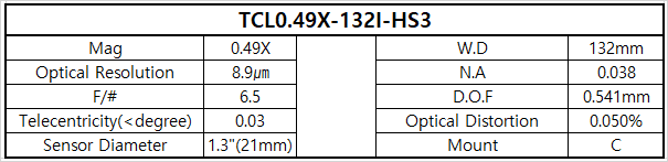 TCL0.49X-132I-HS3 상세스펙 1