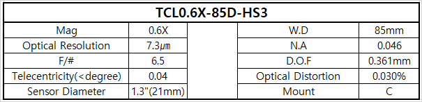 TCL0.6X-85D-HS3 상세스펙 1