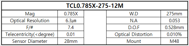 TCL0.785X-275-12M 상세스펙 1